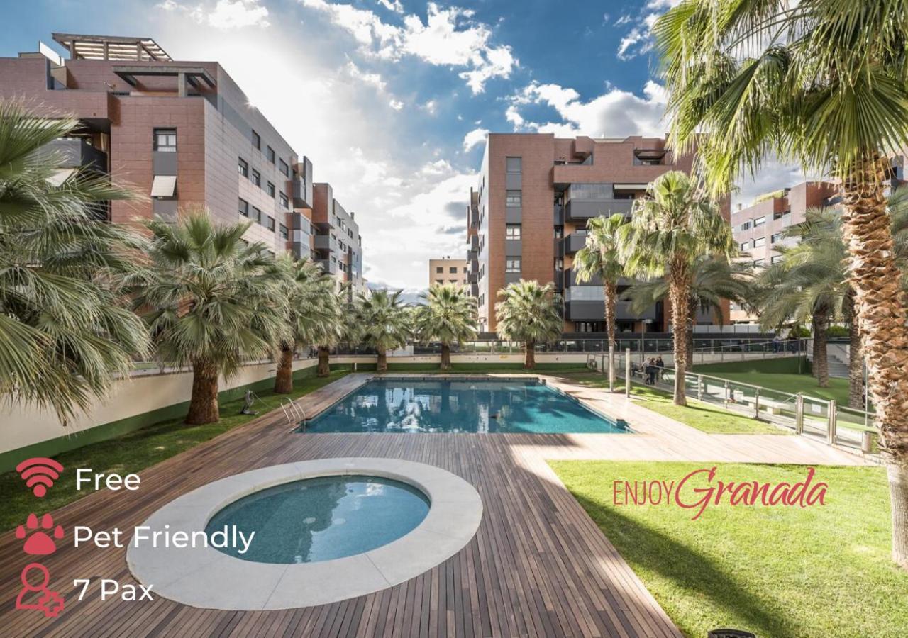 Enjoygranada Emir 3A - Piscina, Gym & Parking公寓 外观 照片